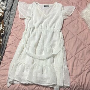 SHEIN white dress